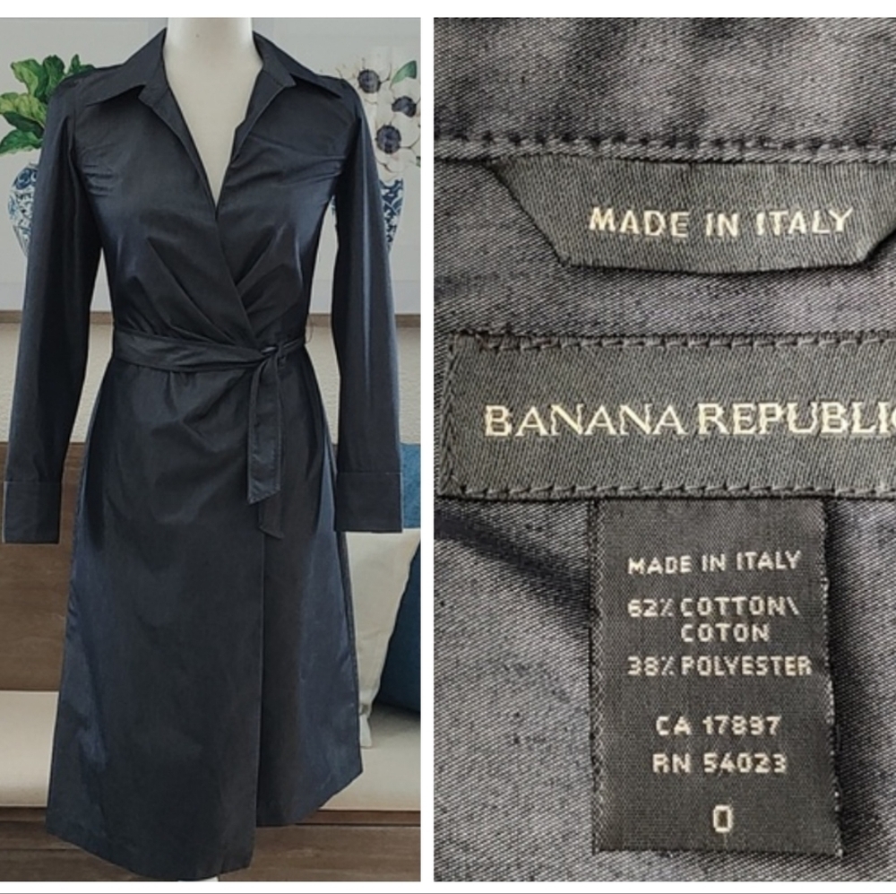 BR Made in Italy Wrap Dress Size 0